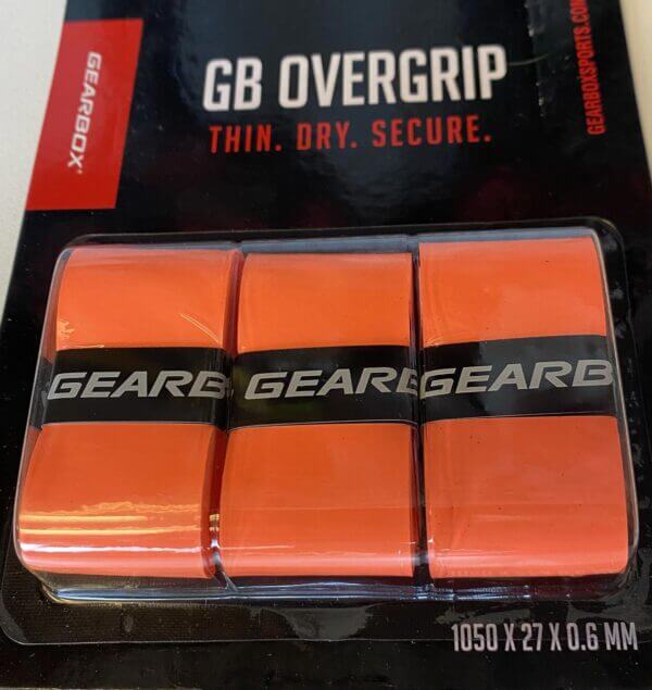 Gearbox Overgrip 3 Pack - Neon Orange