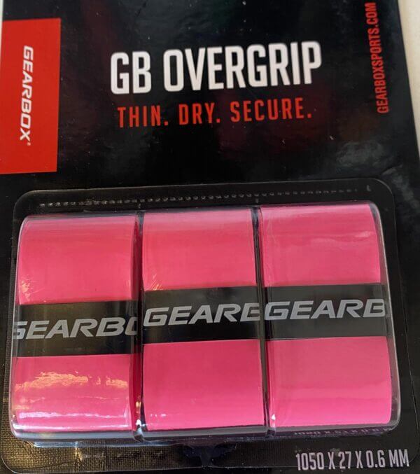 Gearbox Overgrip 3 Pack - Hot Pink