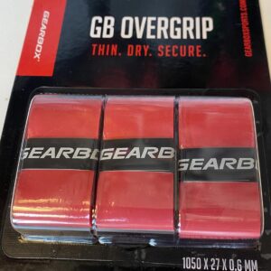 Gearbox Overgrip 3 Pack - Red