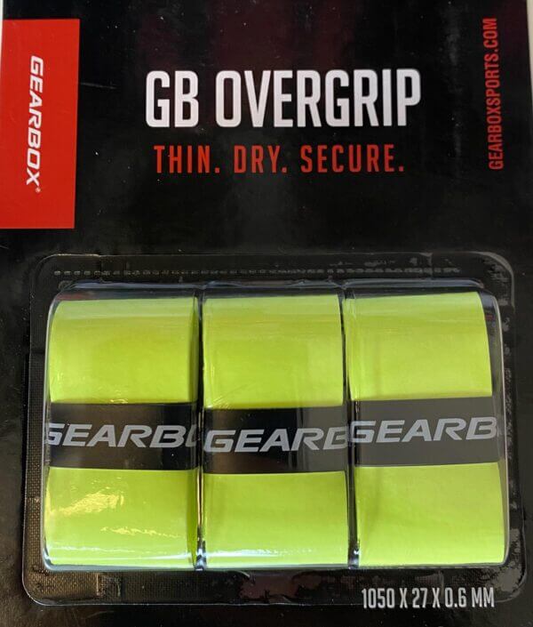 Gearbox Overgrip 3 Pack - Neon Yellow