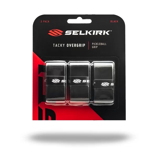 Selkirk 3 Pack Tacky Overgrips - Black